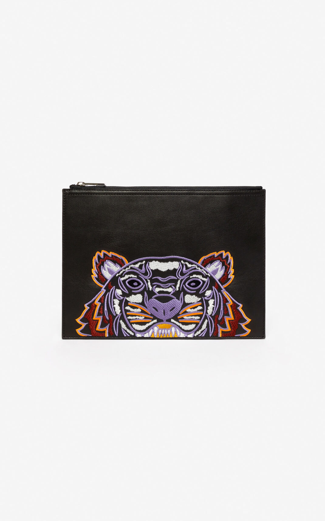 Kenzo Tiger δερματινα τσάντα συμπλέκτη ανδρικα μαυρα | GR012649